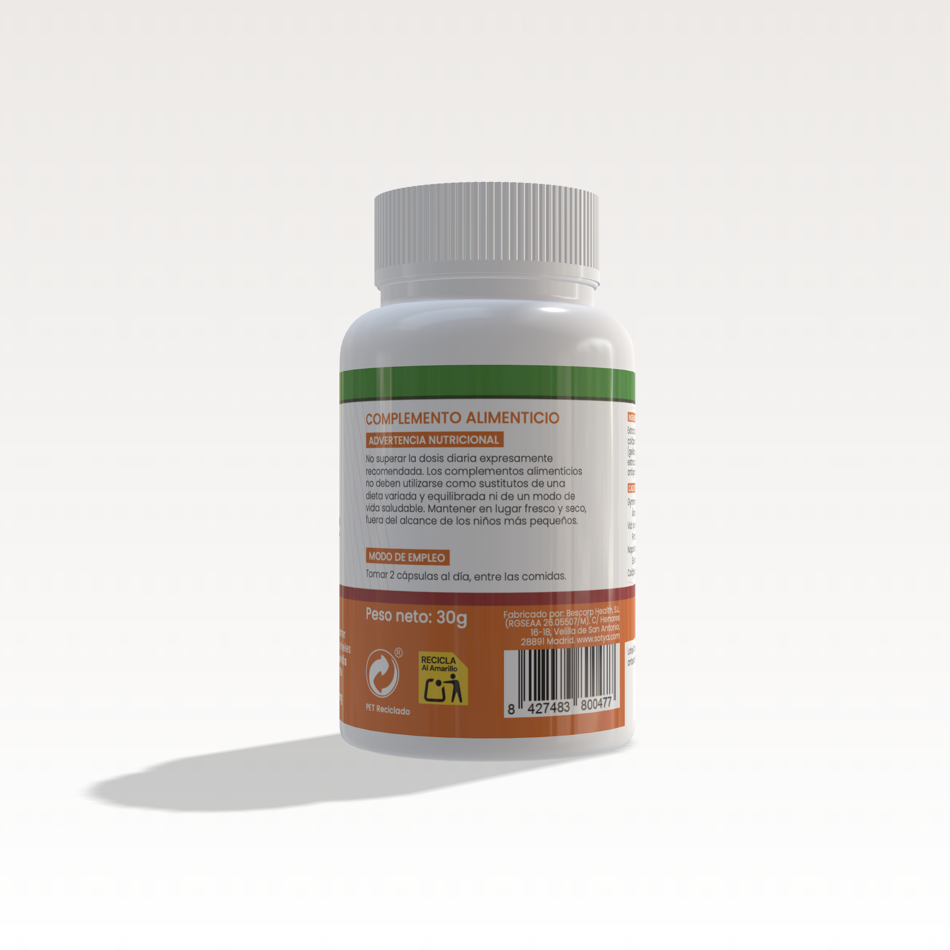 Anti-Sugar 60 cápsulas de 500mg - Sotya