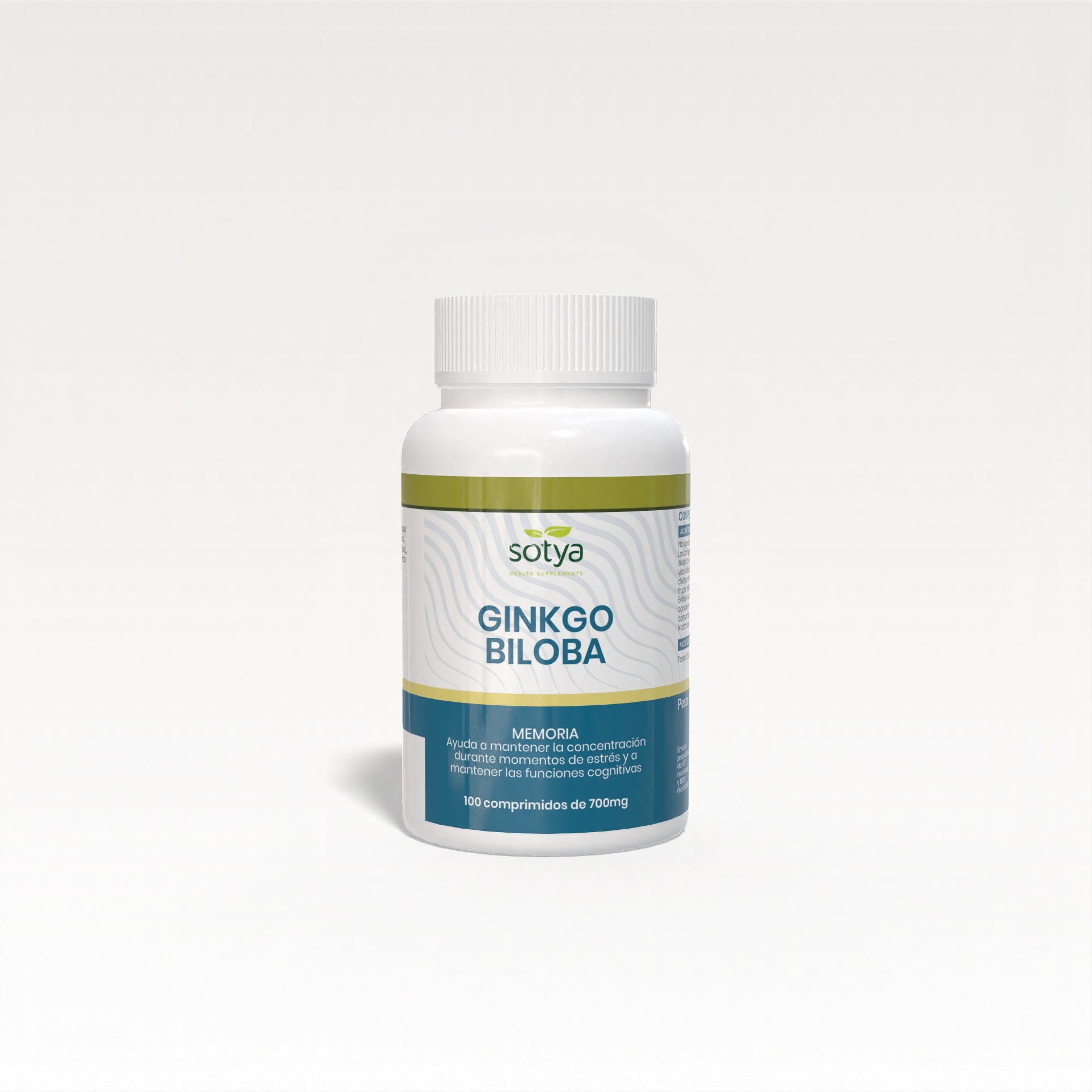 Ginkgo biloba 100 comprimidos de 700mg - Sotya