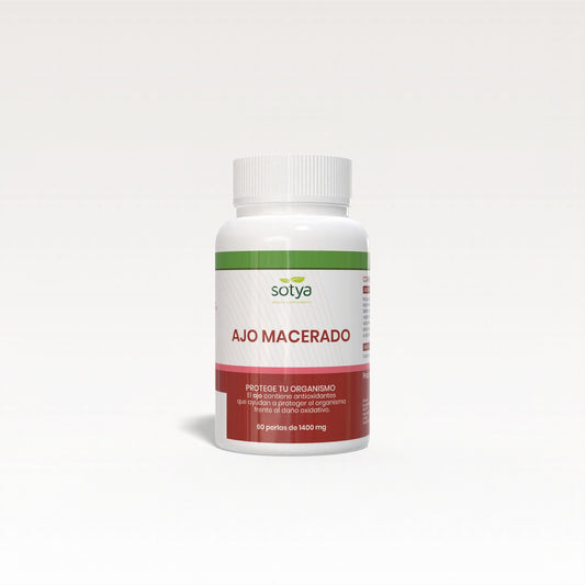 Ajo macerado 60 Perlas de 1400mg - Sotya