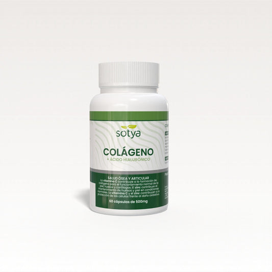 Colágeno + Ácido hialurónico 60 cápsulas de 500mg