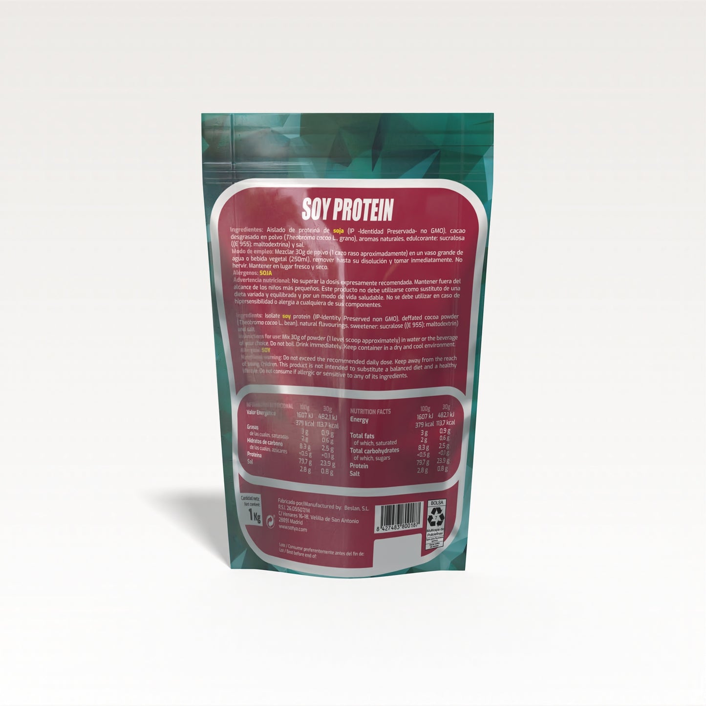 Soy Protein Chocolate, 1Kg