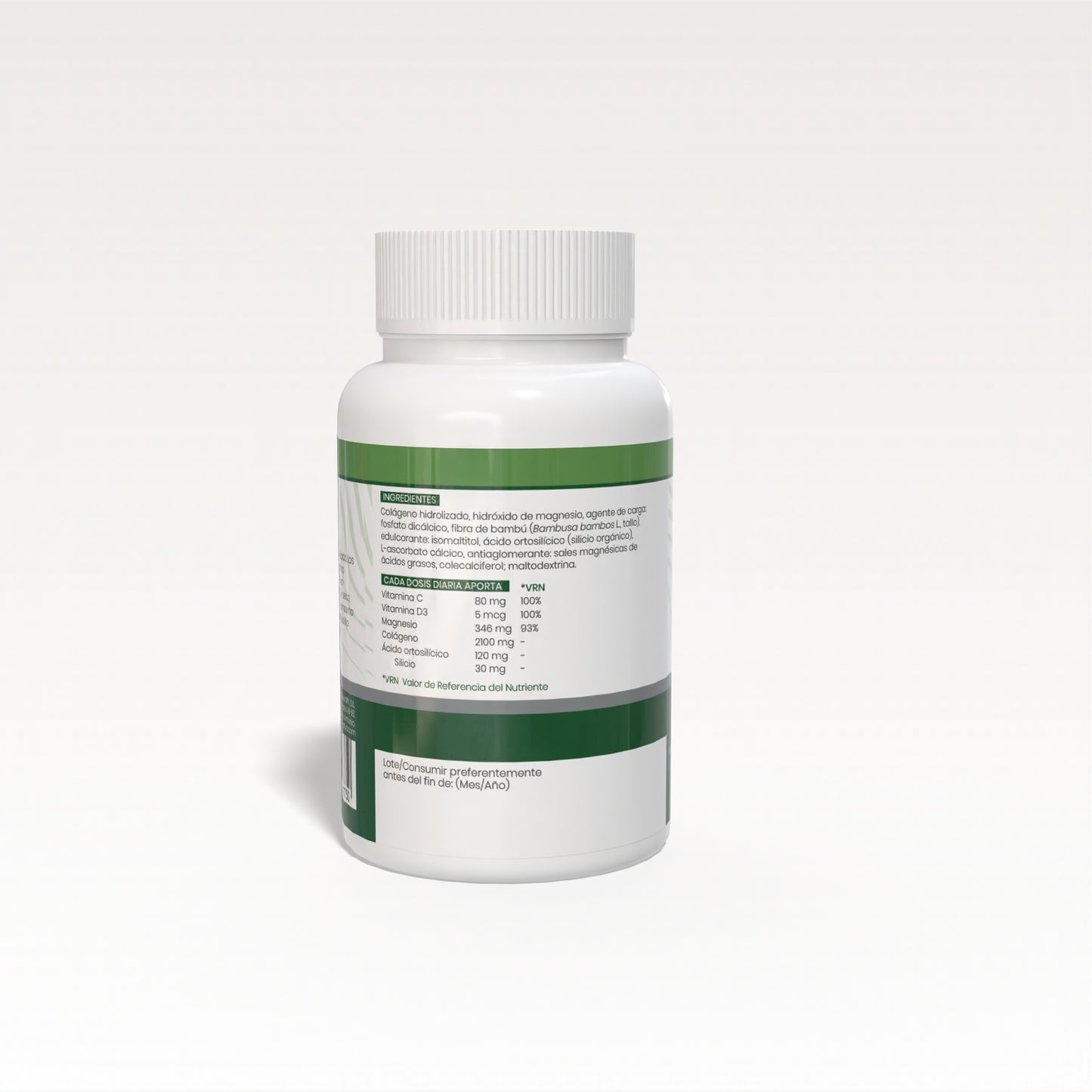 Collagen Silicio + Magnesio + D + C 90 comprimidos de 1,3g